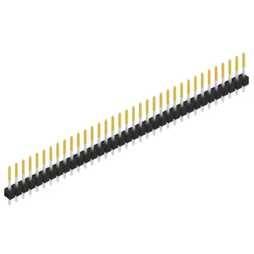 Stiftleiste, 35-polig, RM 2.54 mm, gerade, schwarz, 10048375 Rabatt