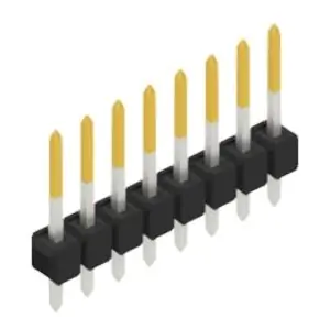 Angebot Stiftleiste, 8-polig, RM 2.54 mm, gerade, schwarz, 10048287