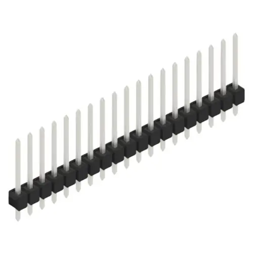 Mega-Angebot Stiftleiste, 19-polig, RM 2.54 mm, gerade, schwarz, 10048447