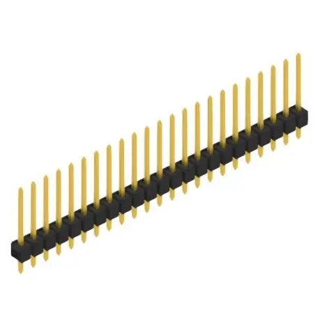 Jetzt Kaufen Stiftleiste, 23-polig, RM 2.54 mm, gerade, schwarz, 10048458