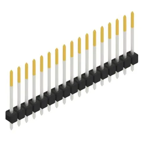 Stiftleiste, 17-polig, RM 2.54 mm, gerade, schwarz, 10048559 Saisonangebot