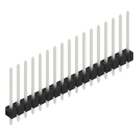 Stiftleiste, 17-polig, RM 2.54 mm, gerade, schwarz, 10048560 Saisonangebot