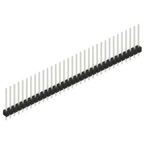Stiftleiste, 33-polig, RM 2.54 mm, gerade, schwarz, 10048609 Heißes Angebot