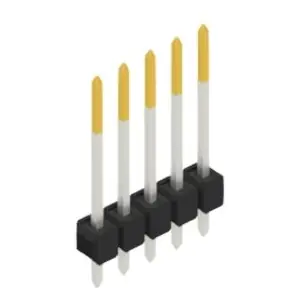 Saisonangebot Stiftleiste, 5-polig, RM 2.54 mm, gerade, schwarz, 10048519