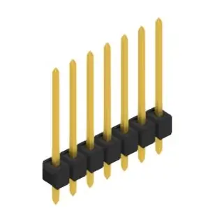 Nur Heute Stiftleiste, 7-polig, RM 2.54 mm, gerade, schwarz, 10048525