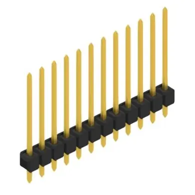 Stiftleiste, 12-polig, RM 2.54 mm, gerade, schwarz, 10048655 Neue Kollektion