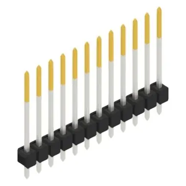 Top-Preis Stiftleiste, 12-polig, RM 2.54 mm, gerade, schwarz, 10048656