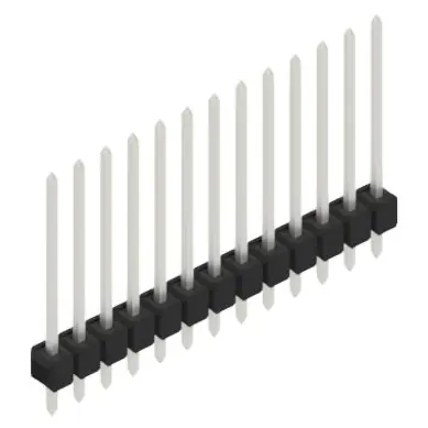 Direkt Vom Hersteller Stiftleiste, 13-polig, RM 2.54 mm, gerade, schwarz, 10048660