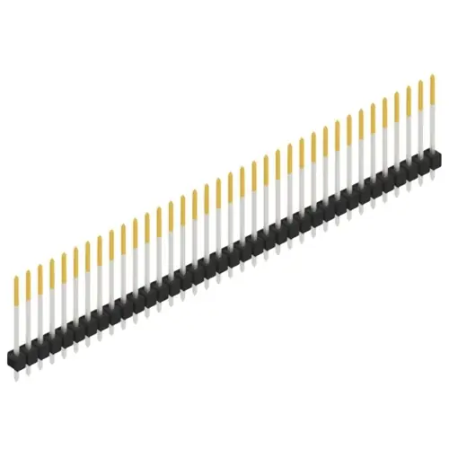 Billig Stiftleiste, 36-polig, RM 2.54 mm, gerade, schwarz, 10048727