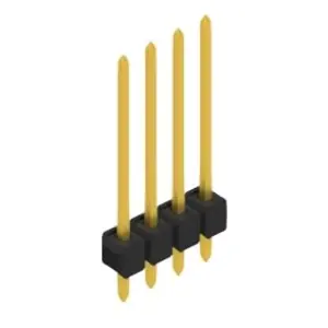 Sichere Zahlung Stiftleiste, 4-polig, RM 2.54 mm, gerade, schwarz, 10048630