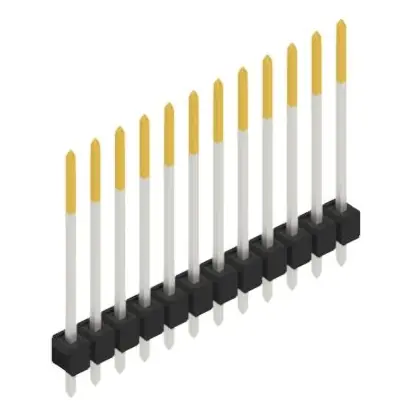 Stiftleiste, 12-polig, RM 2.54 mm, gerade, schwarz, 10048767 Top-Angebot