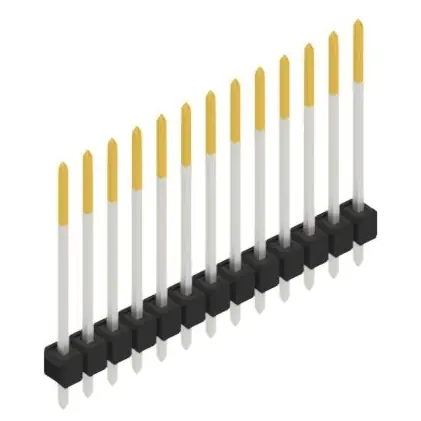 Stiftleiste, 13-polig, RM 2.54 mm, gerade, schwarz, 10048770 Wochenendangebot