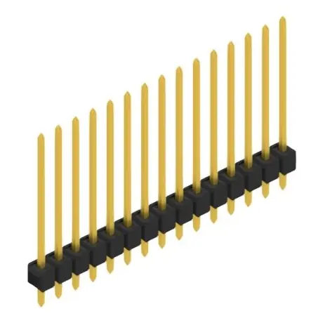 Stiftleiste, 15-polig, RM 2.54 mm, gerade, schwarz, 10048775 Solange Der Vorrat Reicht