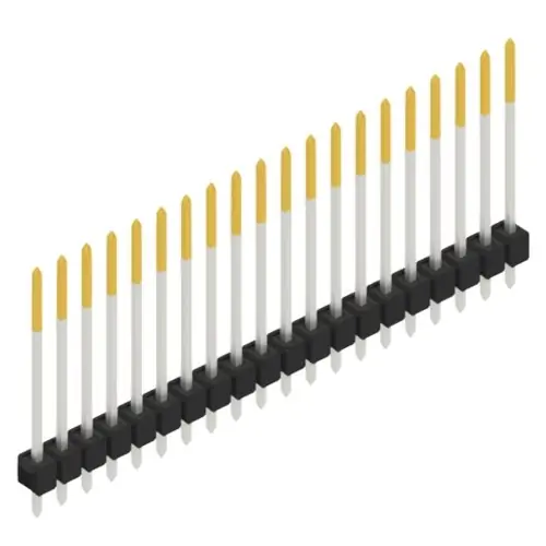 Top-Seller Stiftleiste, 20-polig, RM 2.54 mm, gerade, schwarz, 10048794