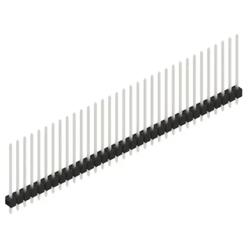 Top-Seller Stiftleiste, 33-polig, RM 2.54 mm, gerade, schwarz, 10048837