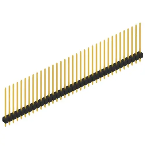 Sonderaktion Stiftleiste, 35-polig, RM 2.54 mm, gerade, schwarz, 10048841