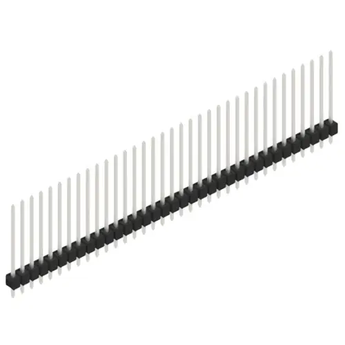 Stiftleiste, 35-polig, RM 2.54 mm, gerade, schwarz, 10048843 Jetzt Kaufen
