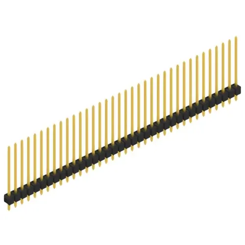 Finale Aktion Stiftleiste, 36-polig, RM 2.54 mm, gerade, schwarz, 10048844