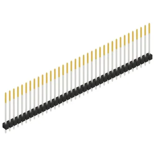 Neuheit Stiftleiste, 36-polig, RM 2.54 mm, gerade, schwarz, 10048845