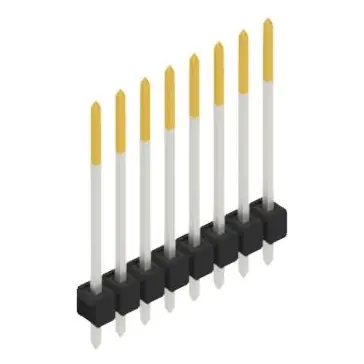 Sale Stiftleiste, 8-polig, RM 2.54 mm, gerade, schwarz, 10048755