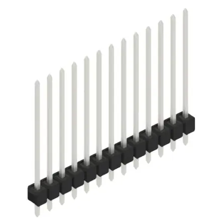 Stiftleiste, 13-polig, RM 2.54 mm, gerade, schwarz, 10048883 Beliebt