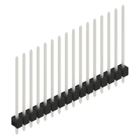 Direkt Vom Hersteller Stiftleiste, 16-polig, RM 2.54 mm, gerade, schwarz, 10048893