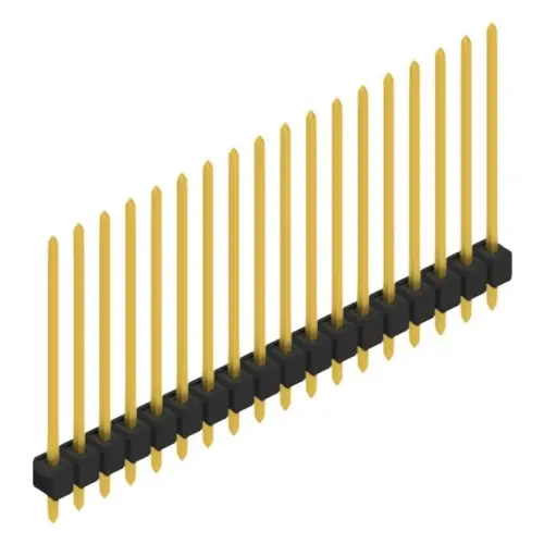 Stiftleiste, 18-polig, RM 2.54 mm, gerade, schwarz, 10048898 Nur Heute