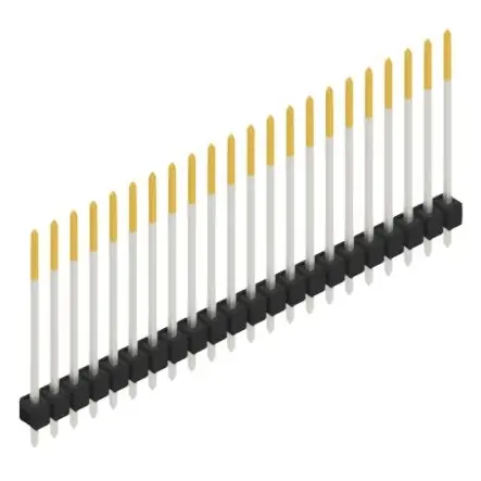 Mega-Angebot Stiftleiste, 22-polig, RM 2.54 mm, gerade, schwarz, 10048912