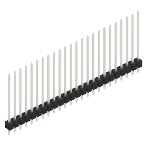 Stiftleiste, 24-polig, RM 2.54 mm, gerade, schwarz, 10048920 Mega-Angebot