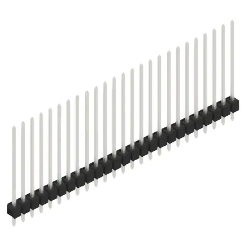 Stiftleiste, 25-polig, RM 2.54 mm, gerade, schwarz, 10048922 Kostenfreie Lieferung