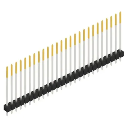 Neue Ware Stiftleiste, 26-polig, RM 2.54 mm, gerade, schwarz, 10048924