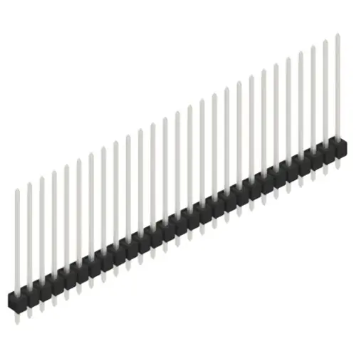 Gratis Versand Stiftleiste, 27-polig, RM 2.54 mm, gerade, schwarz, 10048928