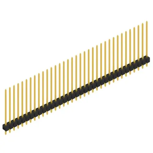 Stiftleiste, 35-polig, RM 2.54 mm, gerade, schwarz, 10048952 Top-Preis
