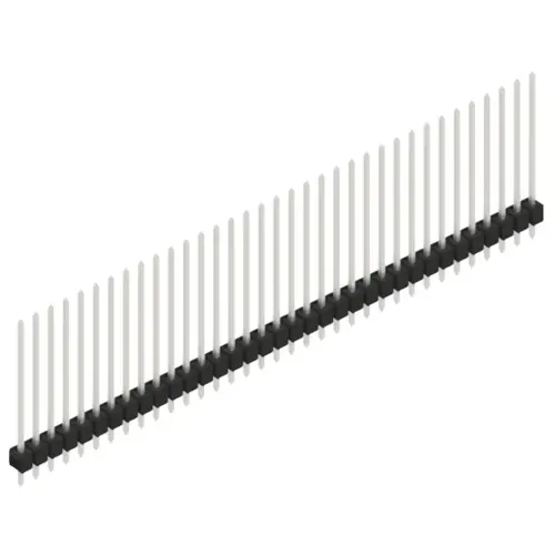 Angebot Stiftleiste, 35-polig, RM 2.54 mm, gerade, schwarz, 10048954