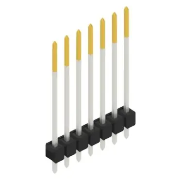 Stiftleiste, 7-polig, RM 2.54 mm, gerade, schwarz, 10048865 Kracherpreis