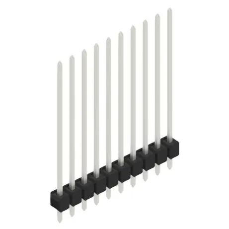 Stiftleiste, 10-polig, RM 2.54 mm, gerade, schwarz, 10048989 Letzte Chance