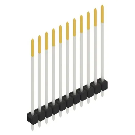 Stiftleiste, 11-polig, RM 2.54 mm, gerade, schwarz, 10048992 Nur Für Kurze Zeit