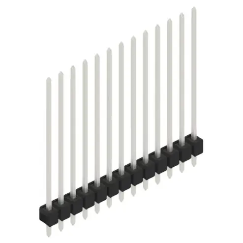 Sichere Zahlung Stiftleiste, 13-polig, RM 2.54 mm, gerade, schwarz, 10048999