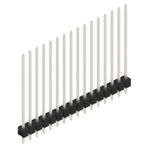 Stiftleiste, 16-polig, RM 2.54 mm, gerade, schwarz, 10049009 Schnäppchen