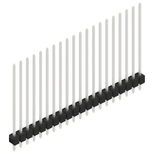 Letzte Chance Stiftleiste, 20-polig, RM 2.54 mm, gerade, schwarz, 10049023