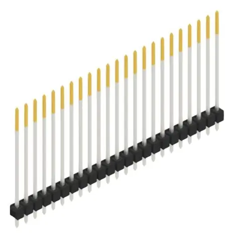 Expressversand Stiftleiste, 23-polig, RM 2.54 mm, gerade, schwarz, 10049031