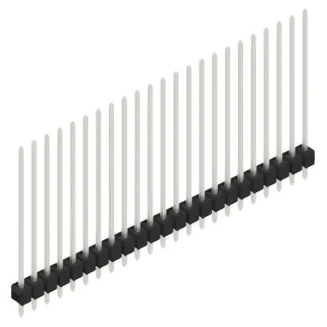 Stiftleiste, 23-polig, RM 2.54 mm, gerade, schwarz, 10049032 Jetzt Bestellen