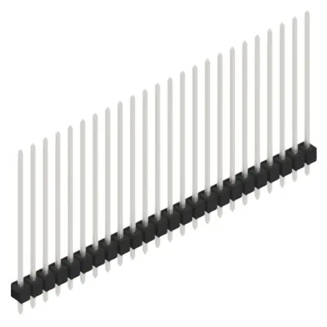 Stiftleiste, 24-polig, RM 2.54 mm, gerade, schwarz, 10049036 Begrenztes Angebot