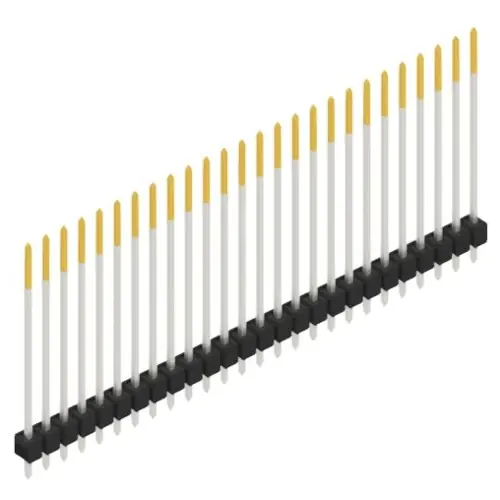 Neue Ware Stiftleiste, 26-polig, RM 2.54 mm, gerade, schwarz, 10049041