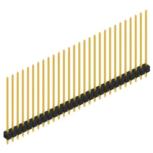 Expressversand Stiftleiste, 28-polig, RM 2.54 mm, gerade, schwarz, 10049047