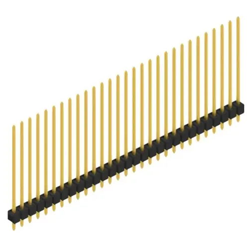 Stiftleiste, 29-polig, RM 2.54 mm, gerade, schwarz, 10049050 Preiswert