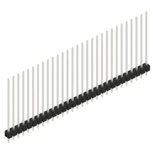 Direktkauf Stiftleiste, 29-polig, RM 2.54 mm, gerade, schwarz, 10049052