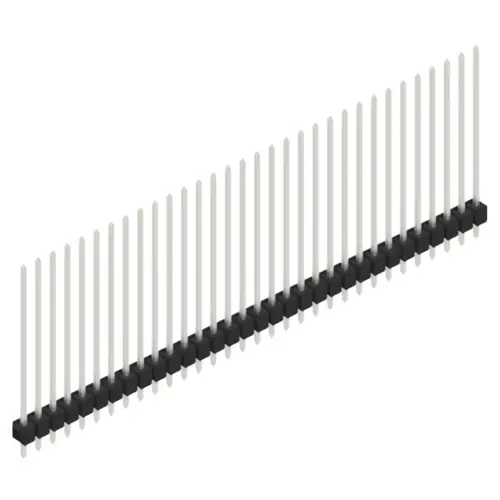 Top-Angebot Stiftleiste, 32-polig, RM 2.54 mm, gerade, schwarz, 10049062