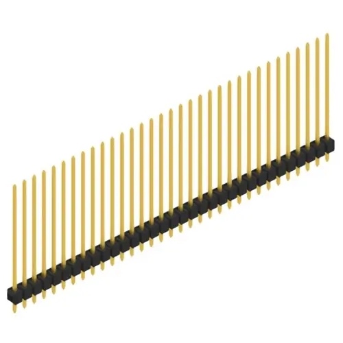 Stiftleiste, 33-polig, RM 2.54 mm, gerade, schwarz, 10049063 Neue Kollektion