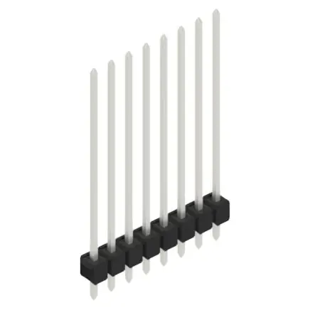 Sale Stiftleiste, 8-polig, RM 2.54 mm, gerade, schwarz, 10048983